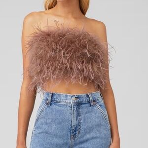 LAMARQUE Zaina Top - Mink Brown